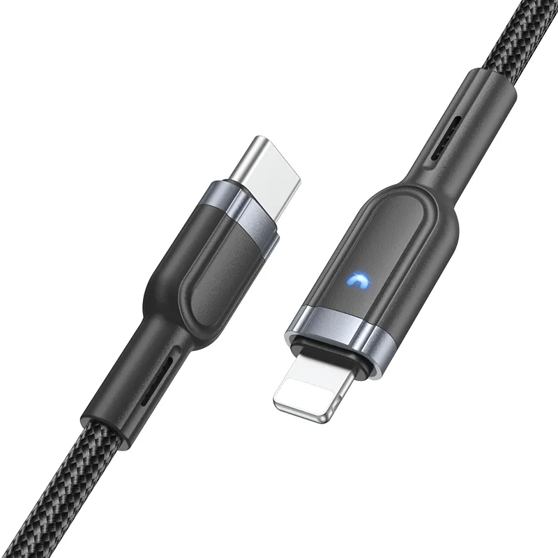 Cáp sạc PD Hoco U117 hỗ trợ sạc nhanh Apple PD 20W hiệu quả