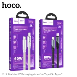 Cáp Sạc Type-C to Type-C Hoco U119 Machine 60W