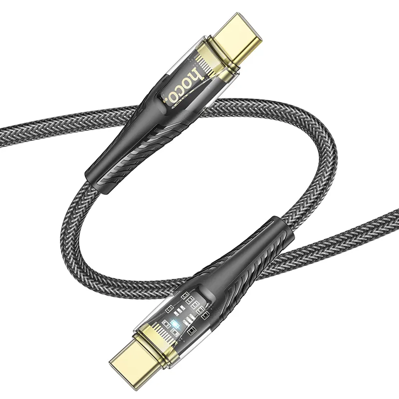 Cáp sạc 60W Hoco U121 hỗ trợ sạc nhanh cho laptop và điện thoại