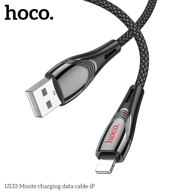 Cáp Sạc iP Hoco U133 Monte sạc nhanh 2.4A hiệu quả ổn định