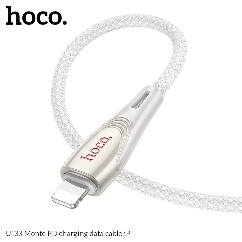 Tính năng chi tiết cáp sạc Hoco U133 Monte lõi chuẩn, hỗ trợ sạc nhanh Apple PD 27W