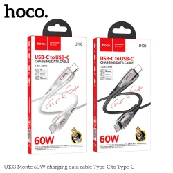 Cáp Sạc Type-C to Type-C Hoco U133 Monte 60W