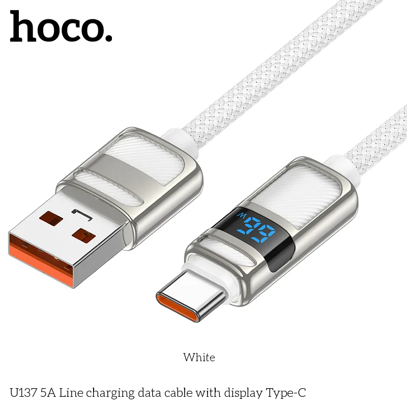 Tính năng chi tiết cáp Hoco U137 hỗ trợ nhiều giao thức sạc nhanh VOOC, QC, FCP