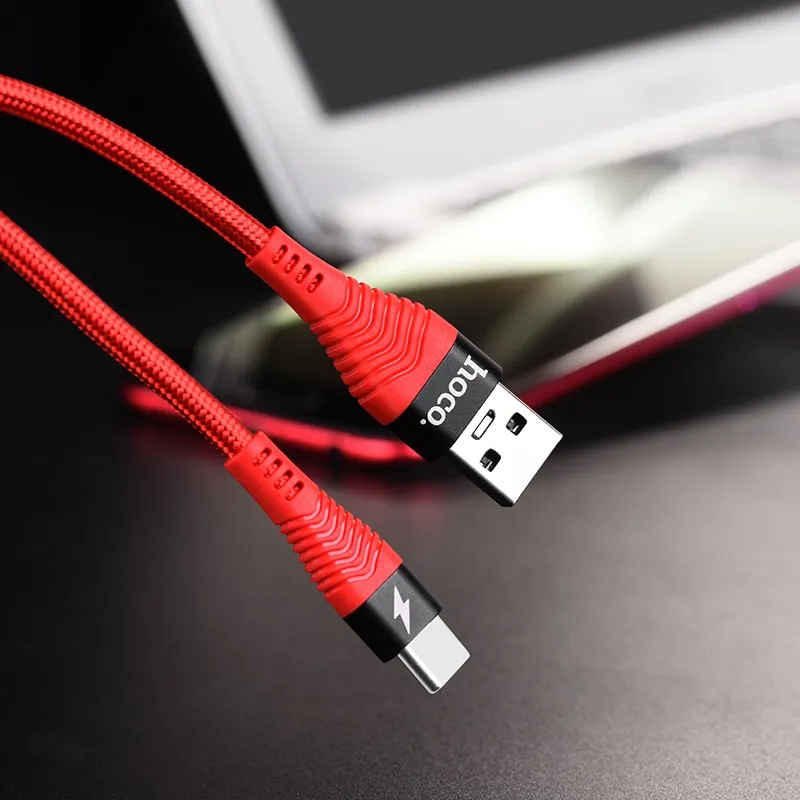 Cáp sạc Type-C Hoco U53 hỗ trợ sạc nhanh VOOC, Huawei FCP, QC, Samsung Advanced Charge