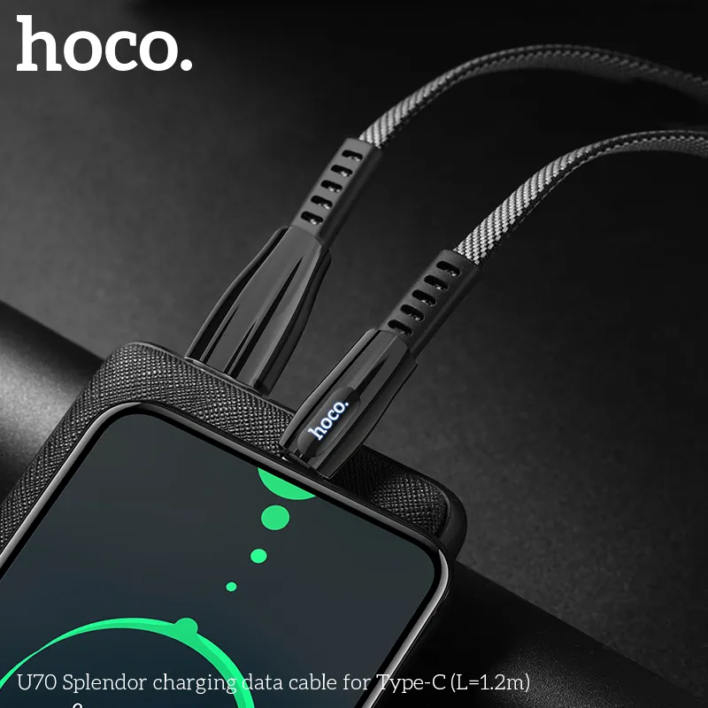 Cáp sạc Type-C Hoco U70 hỗ trợ sạc nhanh và truyền dữ liệu hiệu quả