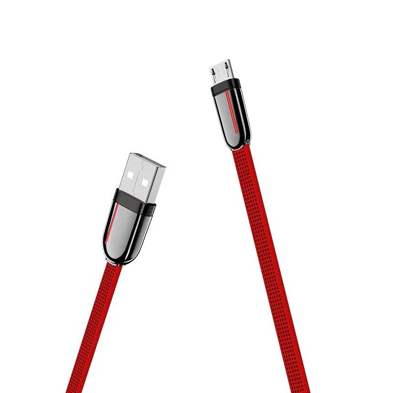 Cáp Sạc Micro Hoco U74 Grand chất lượng cao, thiết kế vải dệt bền bỉ