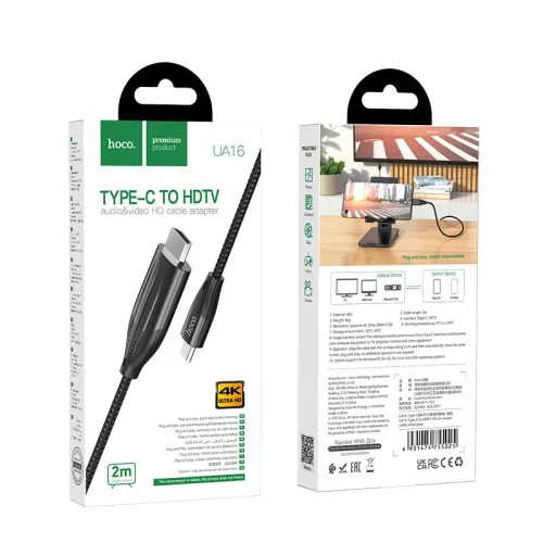 Bộ Chuyển Đổi Hoco UA16 Type-C to HDTV HD on-screen cable