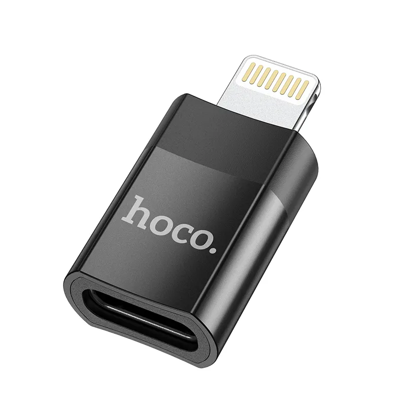 Bộ Chuyển Đổi Hoco UA17 iP Male to Type-C female USB2.0 adapter thiết kế nhỏ gọn tiện lợi dễ sử dụng