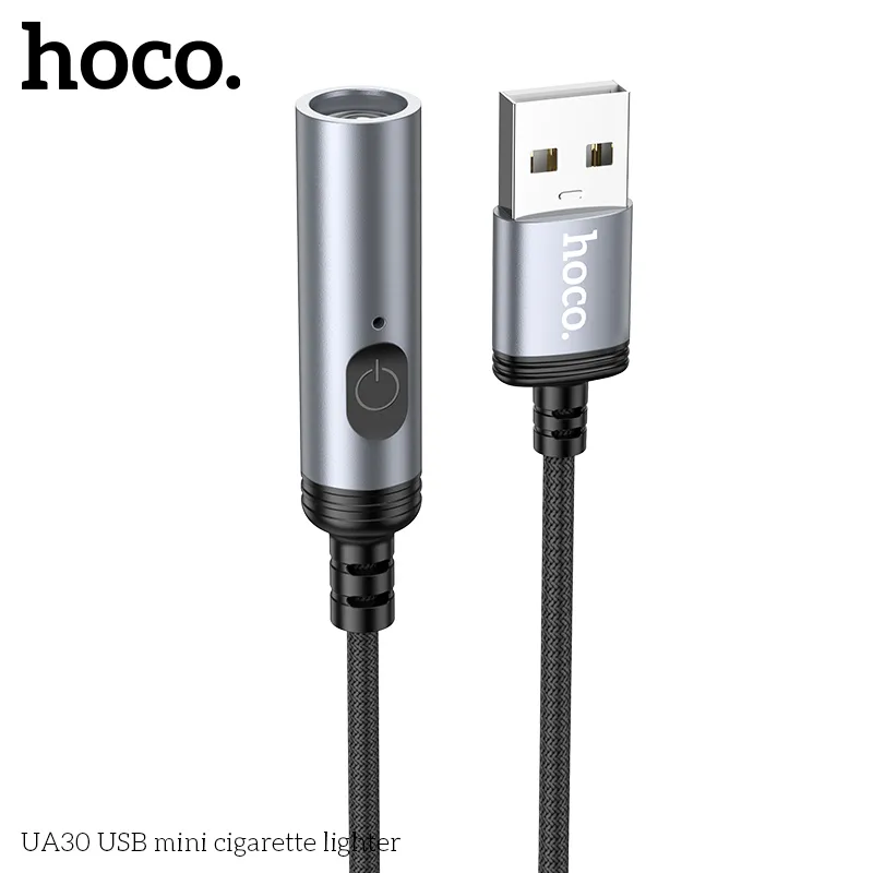 Tính năng chi tiết Hoco UA30 gồm kết nối USB và dây bện chịu nhiệt cao