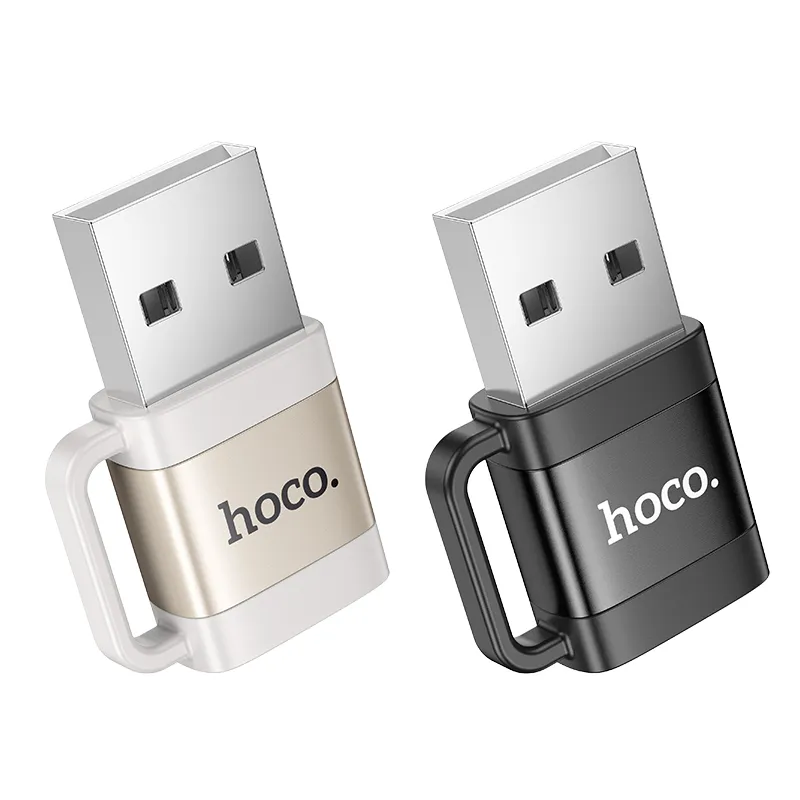 Bộ chuyển đổi Hoco UA31E Type-C male to iP female adapter thiết kế nhỏ gọn đa năng