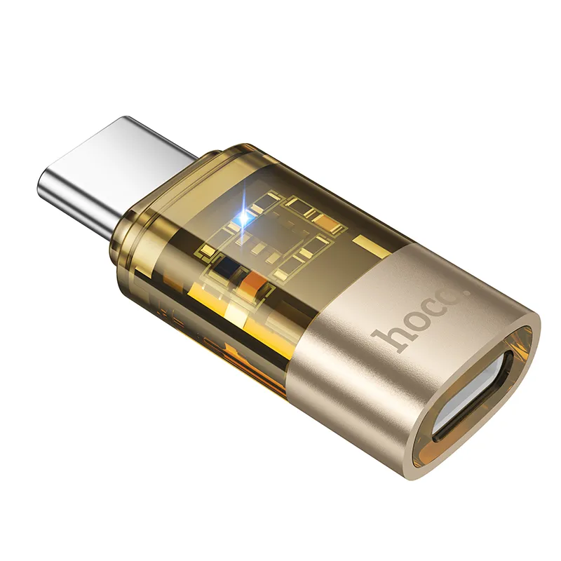Bộ Chuyển Đổi Hoco UA36D C male to iP female adapter công năng sạc nhanh 3A