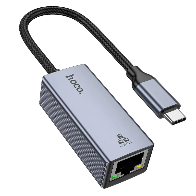 Bộ Chuyển Đổi Hoco UA37 thiết kế nhỏ gọn tiện dụng cho kết nối mạng ổn định