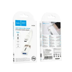 Bộ Chuyển Đổi Hoco UA39A Crystal Type-C male to USB female 3.0 adapter