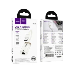 Bộ Chuyển Đổi Hoco UA41 Crystal USB ethernet adapter 100 mbps