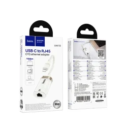Bộ Chuyển Đổi Hoco UA41B Crystal Type-C ethernet adapter 100 mbps