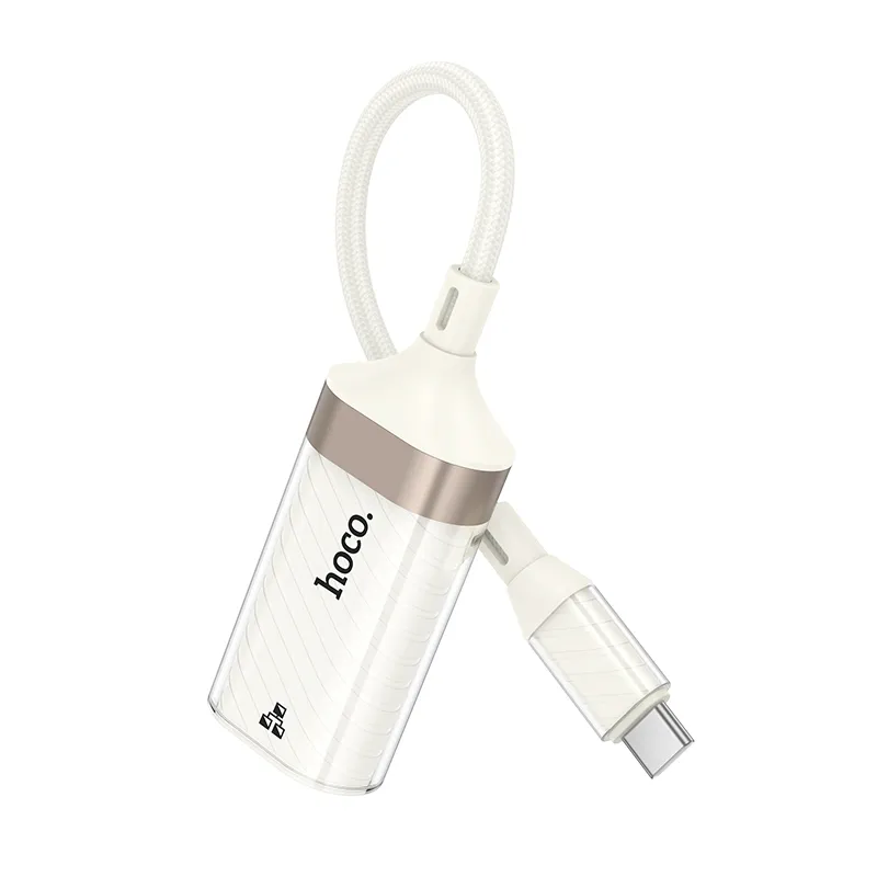 Bộ Chuyển Đổi Hoco UA41B kiểu dáng sang trọng với thân vỏ hợp kim nhôm bền bỉ