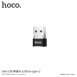 Bộ Chuyển Đổi Hoco UA6 USB to Type-C converter