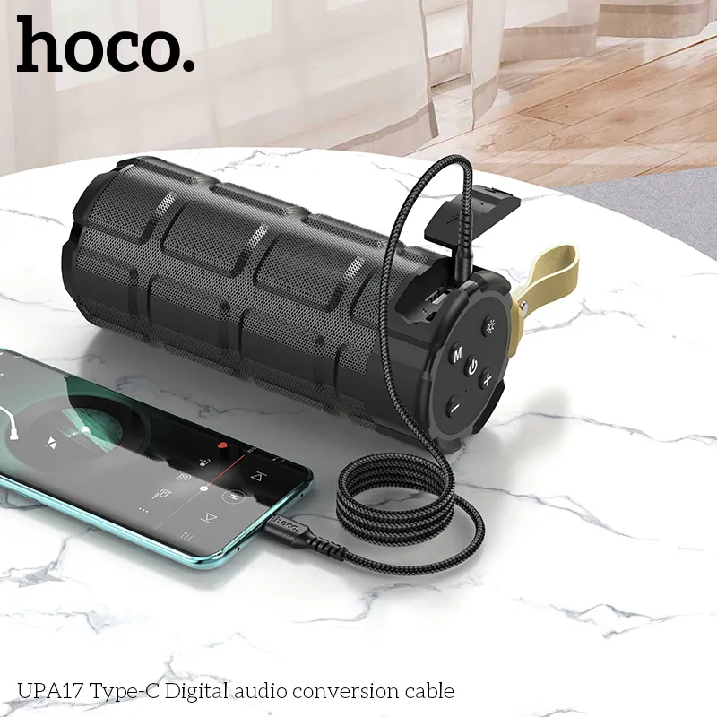 Cáp Hoco UPA17 với kiểu dáng nylon bện chống đứt bền đẹp