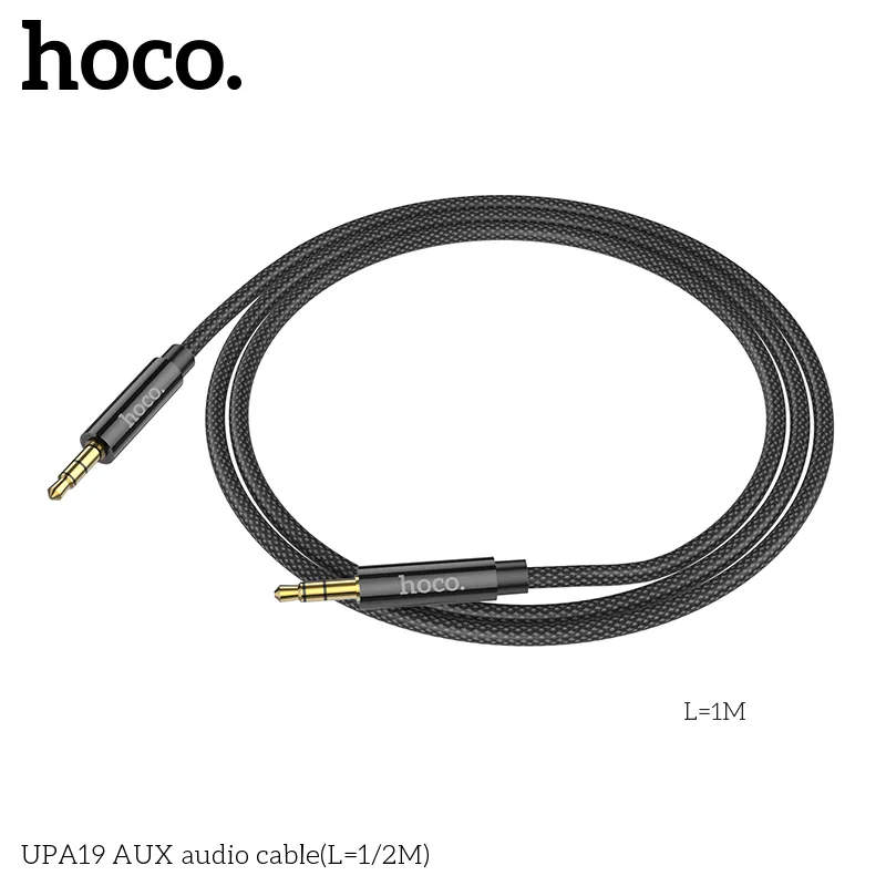 Cáp âm thanh Hoco UPA19 hoạt động ổn định, truyền tải âm thanh rõ nét