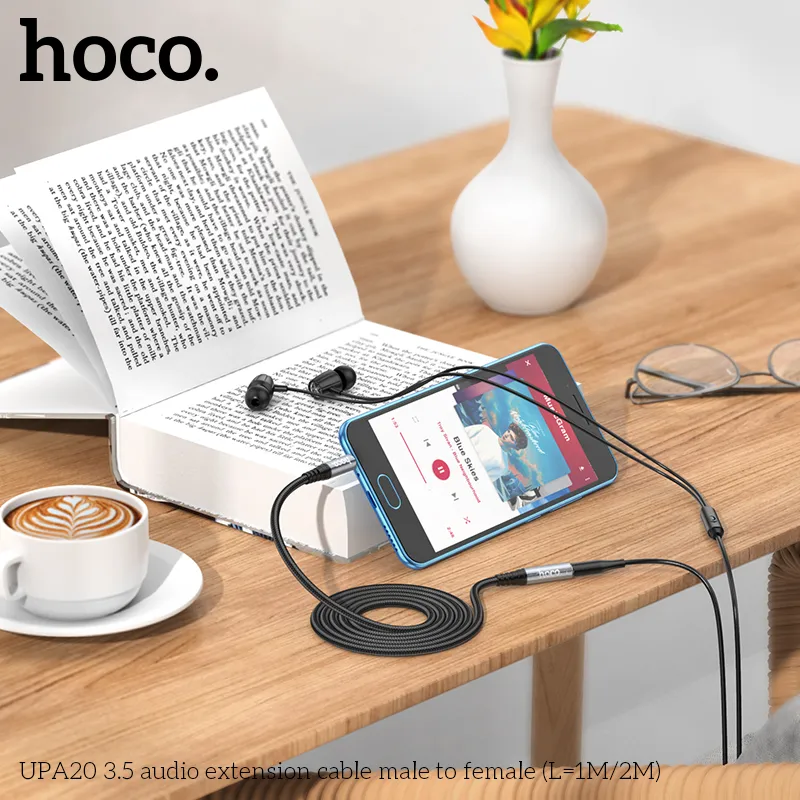 Cáp Hoco UPA20 với thiết kế nylon bện chịu lực tốt, chống rối và bền màu