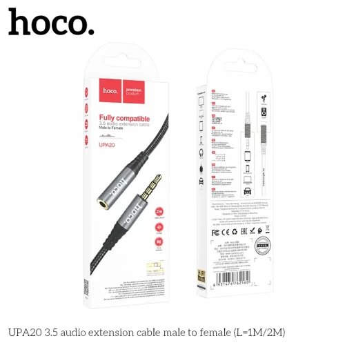 Cáp Chuyển Đổi Âm Thanh Hoco UPA20 3.5 extension 2M