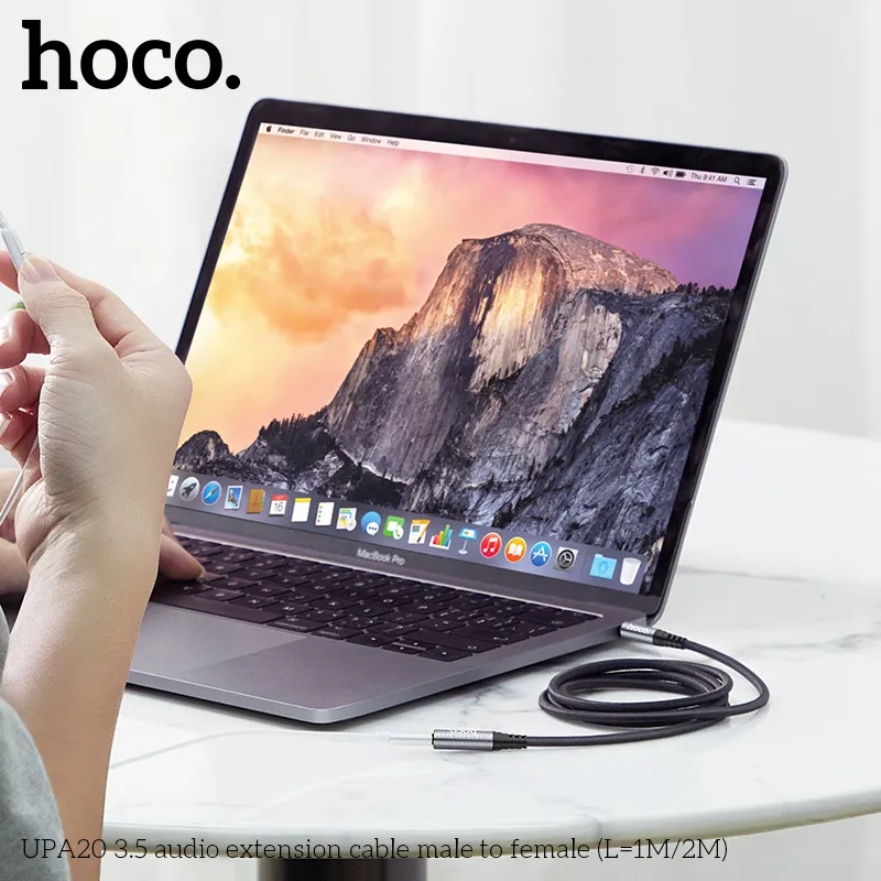 Cáp chuyển đổi âm thanh Hoco UPA20 3.5 mở rộng dài 2m chất lượng cao