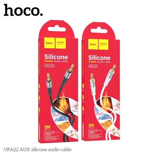 Cáp Chuyển Đổi Âm Thanh Hoco UPA22 AUX silicone