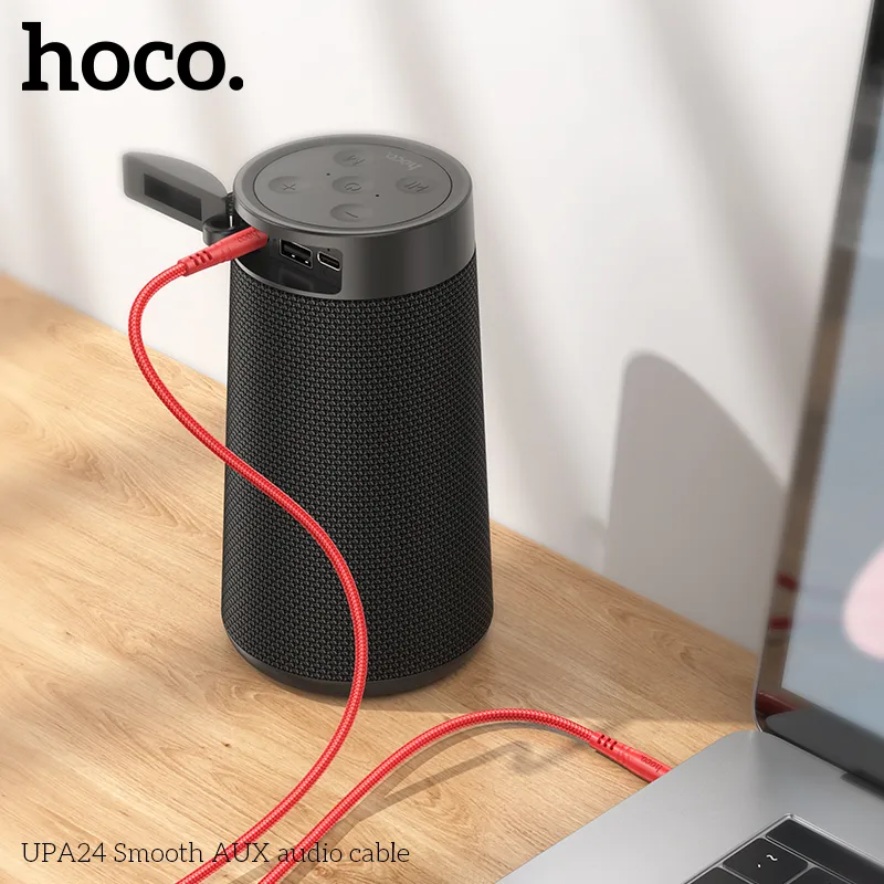Cáp Chuyển Đổi Âm Thanh Hoco UPA24 Smooth AUX thiết kế nhỏ gọn tiện lợi