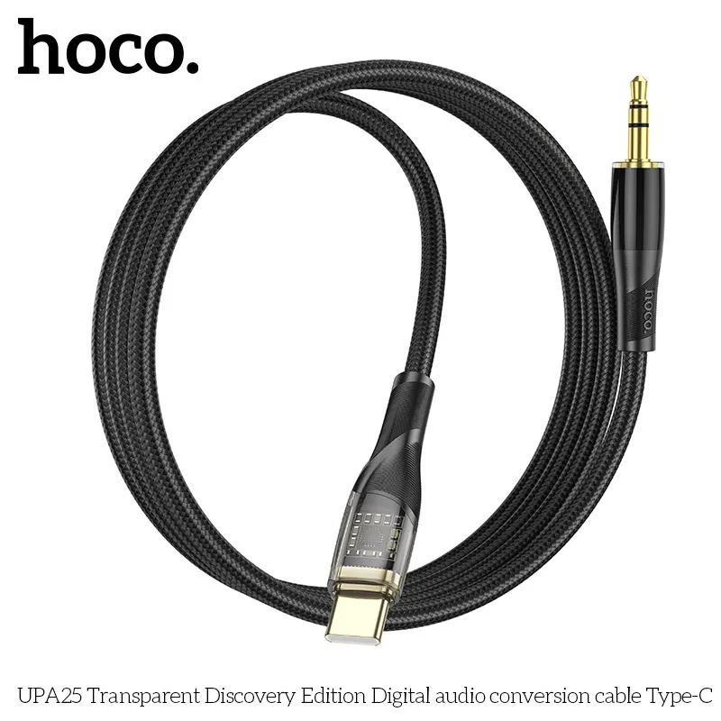 Cáp âm thanh Hoco UPA25 với thiết kế nhỏ gọn và chất liệu bền bỉ