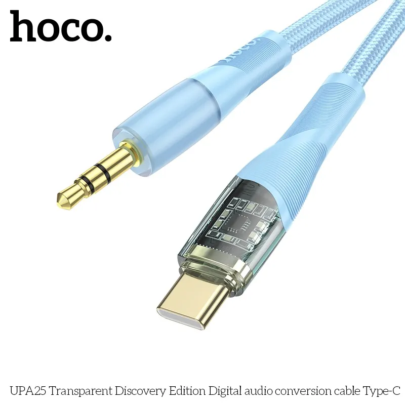 Trải nghiệm âm thanh sắc nét với Hoco UPA25 Transparent Edition