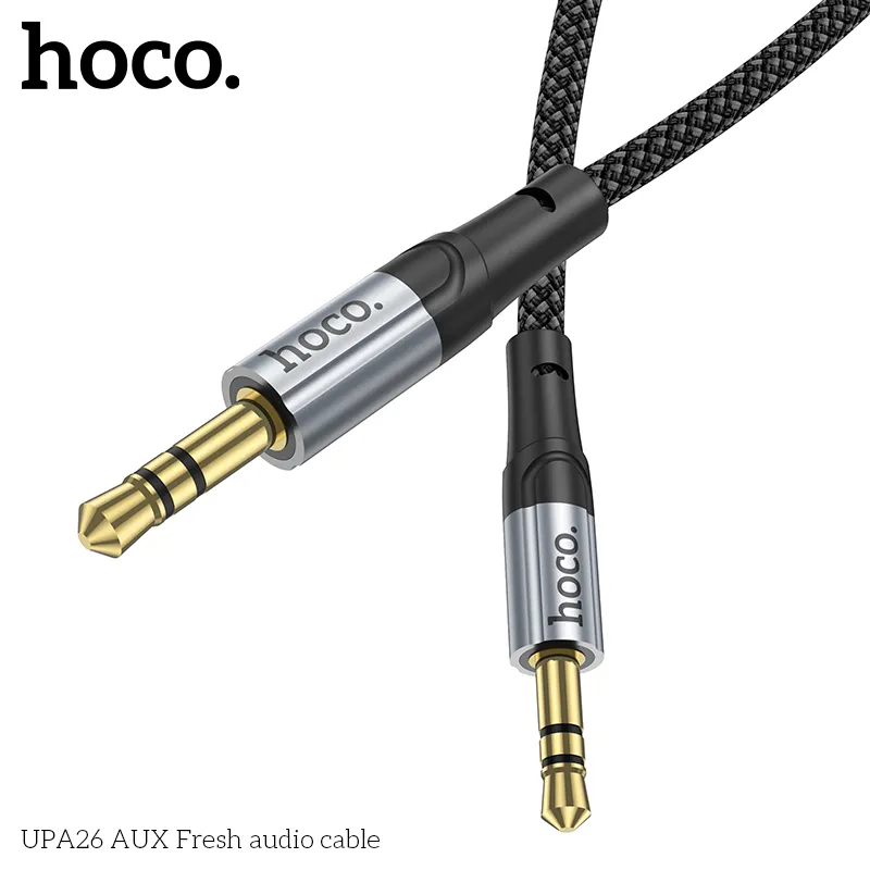 Cáp Chuyển Đổi Âm Thanh Hoco UPA26 Fresh AUX chất lượng cao kết nối âm thanh rõ nét