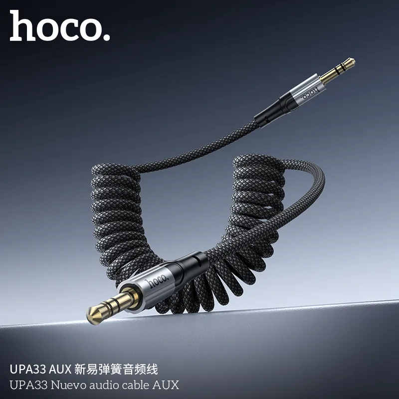 Cáp Chuyển Đổi Âm Thanh Hoco UPA33 Nuevo AUX thiết kế nhỏ gọn tiện lợi kết nối nhanh chóng