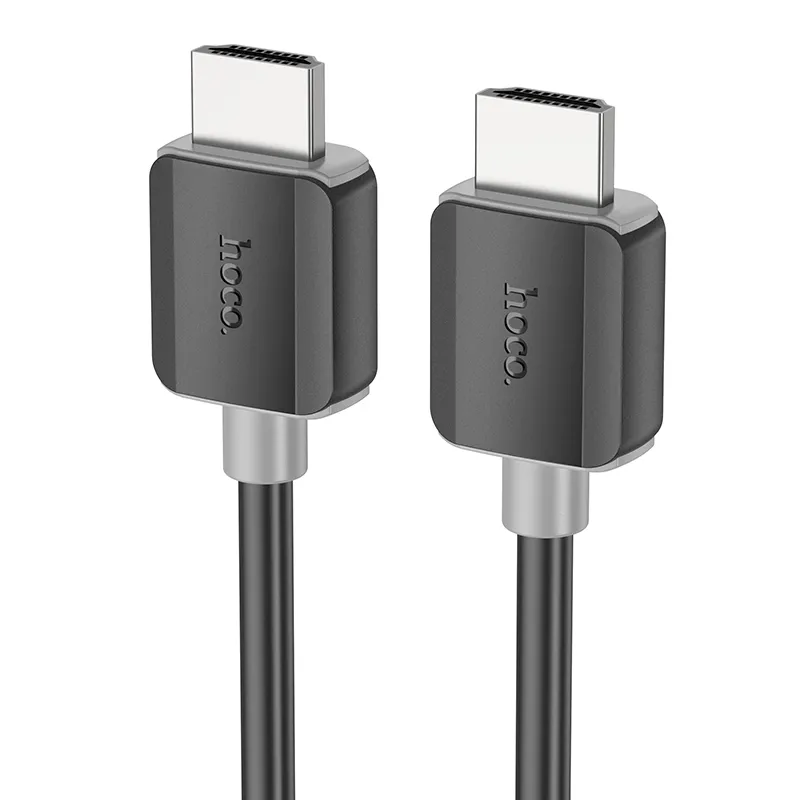 Cáp Dữ Liệu Hoco US08 HDTV 2.0 male-to-male 4K HD data cable L=3M thiết kế bền bỉ, chống đứt gãy hiệu quả