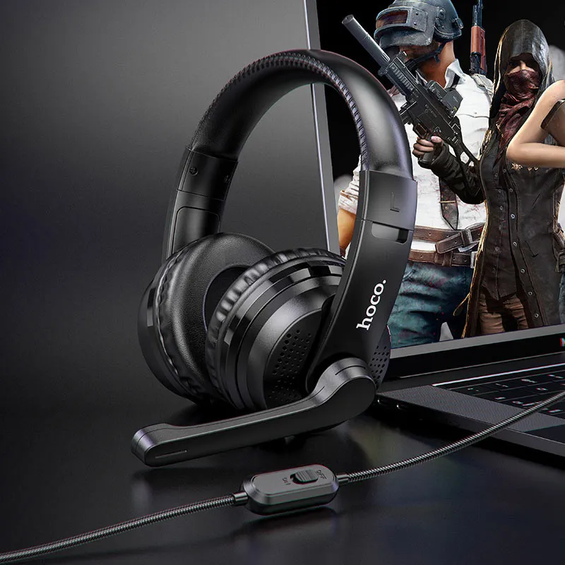 Tai nghe chụp tai gaming Hoco W103 Magic Tour tổng quan chất lượng cao