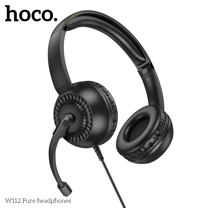 Trải nghiệm tai nghe Hoco W112 Pure âm thanh sống động, mic đa hướng