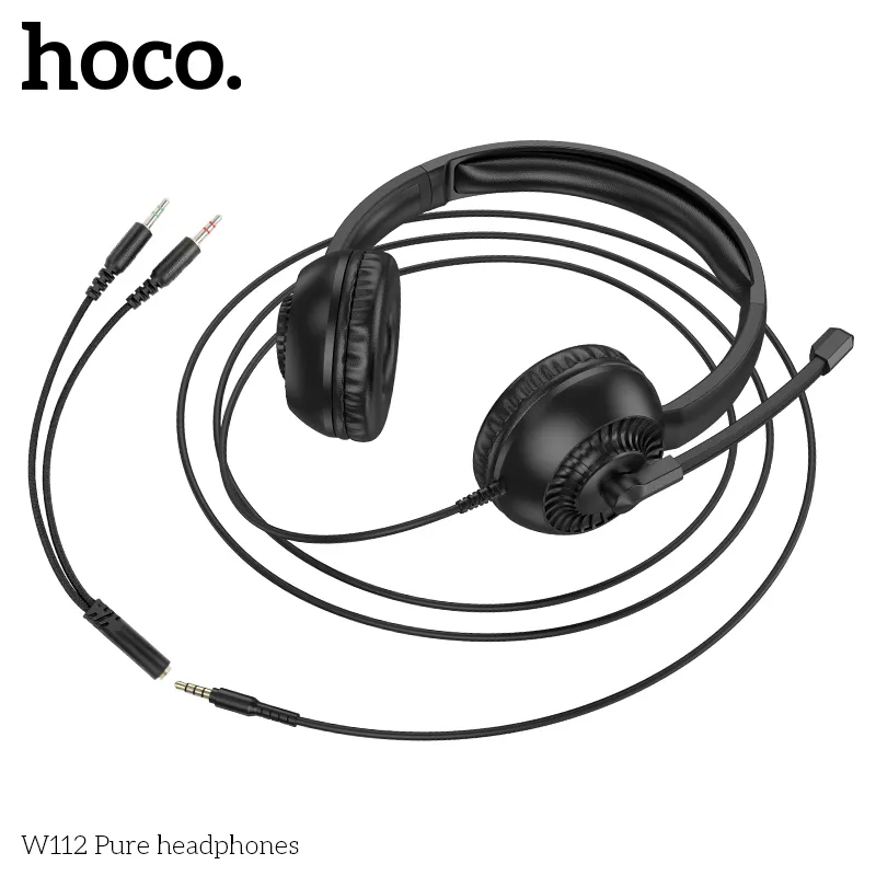 Thương hiệu Hoco uy tín với sản phẩm tai nghe gaming W112 Pure chất lượng