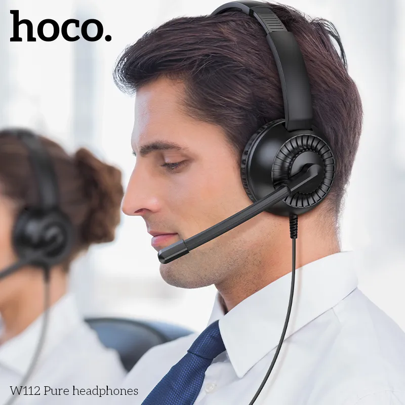 Đóng gói tai nghe Hoco W112 Pure chắc chắn, đầy đủ phụ kiện