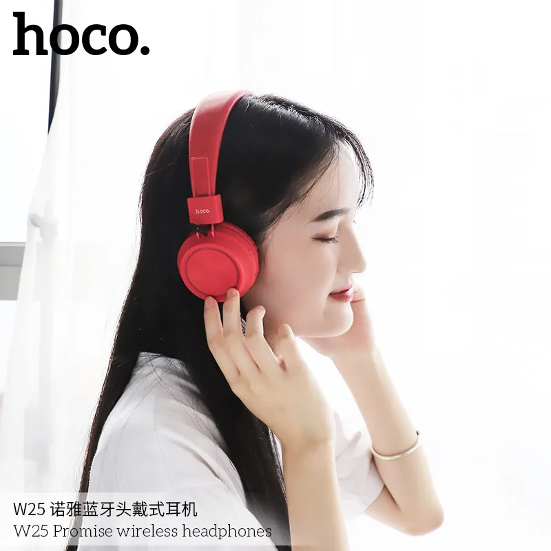 Công năng tai nghe Hoco W25 Promise Wireless kết nối Bluetooth ổn định, pin lâu