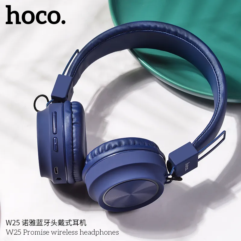 Trải nghiệm tai nghe Hoco W25 với âm thanh sống động, thoải mái khi đeo lâu