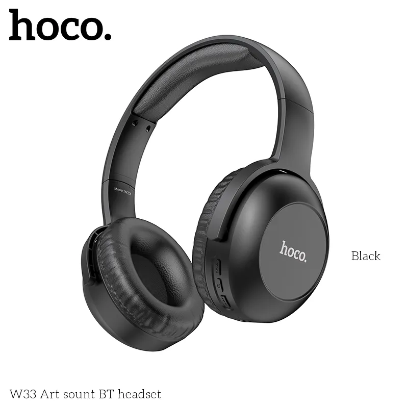 Đóng gói tai nghe Hoco W33 chắc chắn, đầy đủ phụ kiện kèm theo