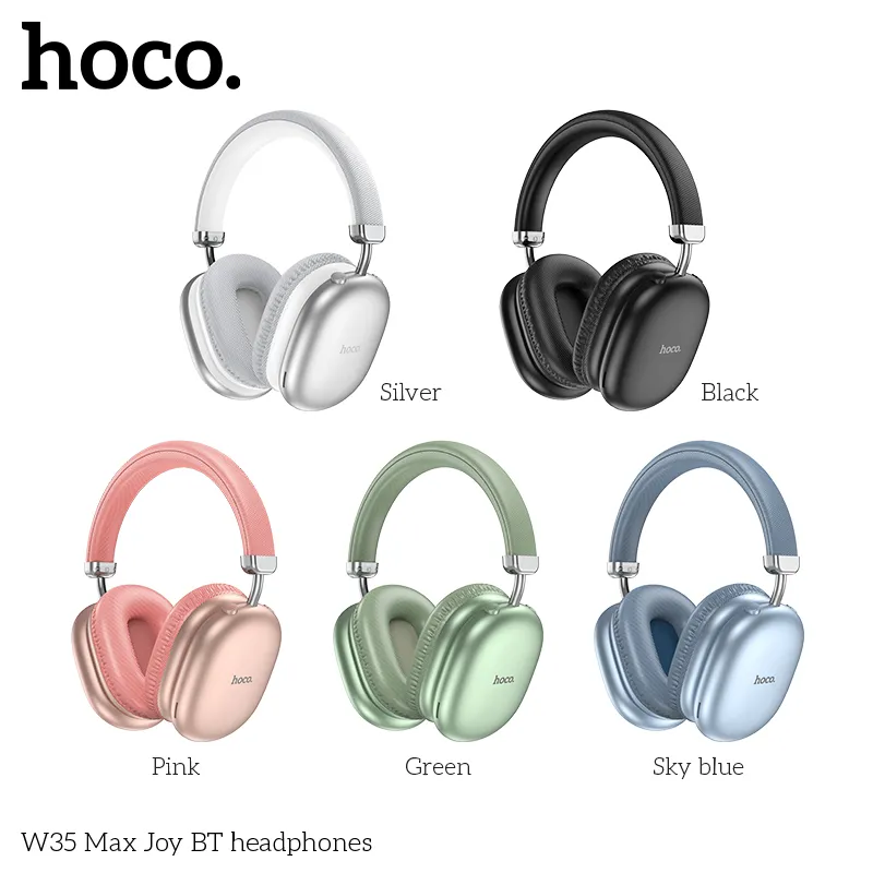 Tai Nghe Bluetooth Chụp Tai Hoco W35 Max Joy thiết kế hiện đại năng động phù hợp mọi đối tượng
