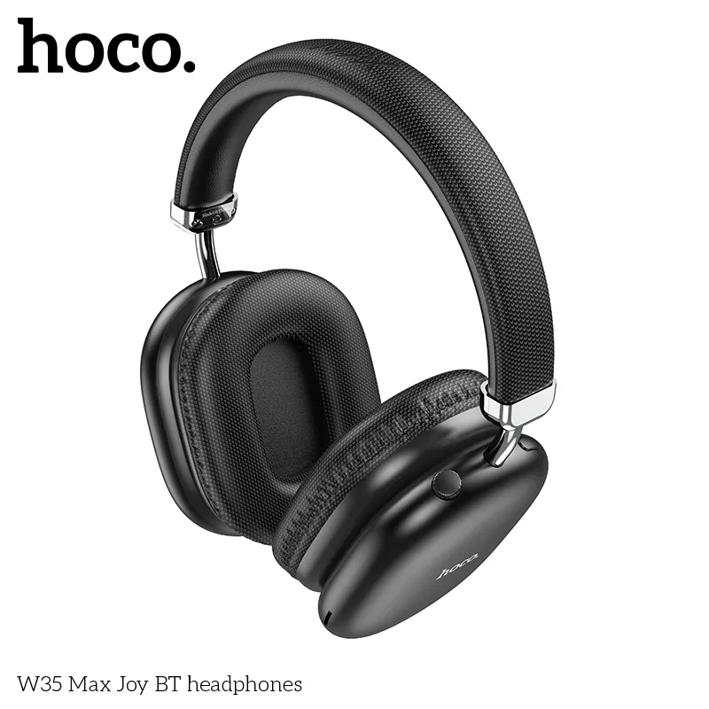 Hoco W35 Max Joy tích hợp Bluetooth 5.3, hỗ trợ AUX và thẻ TF đa dạng kết nối