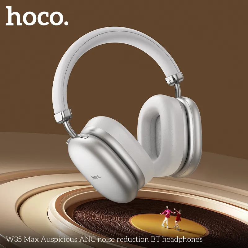 Tai nghe Bluetooth chụp tai Hoco W35 Max Auspicious ANC chất lượng cao, thiết kế hiện đại ôm tai thoải mái