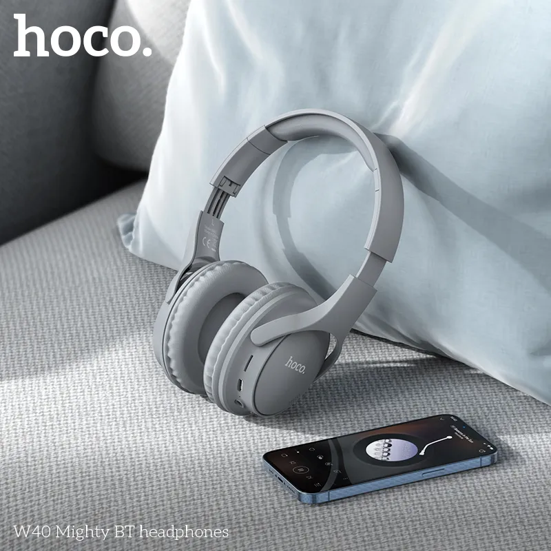 Tai nghe Hoco W40 Mighty chất liệu ABS chắc chắn