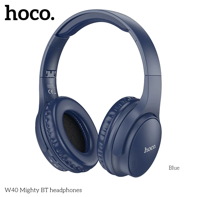 Công năng Bluetooth 5.3 kết nối ổn định Tai nghe Hoco W40 dùng pin 200mAh thời gian sử dụng lâu