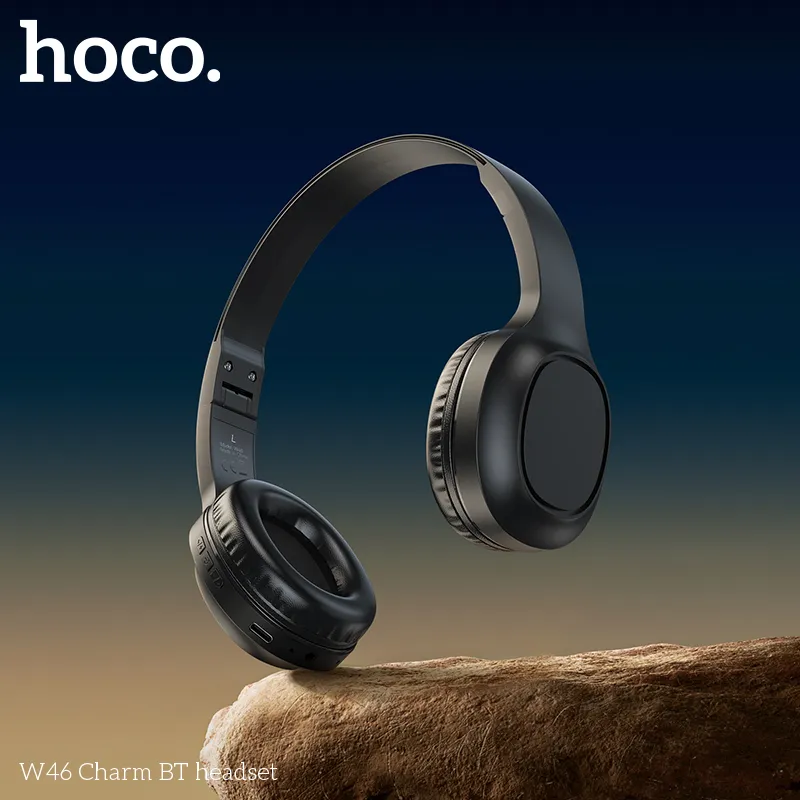 Công năng vượt trội tai nghe Bluetooth Hoco W46 Charm kết nối ổn định Bluetooth 5.3