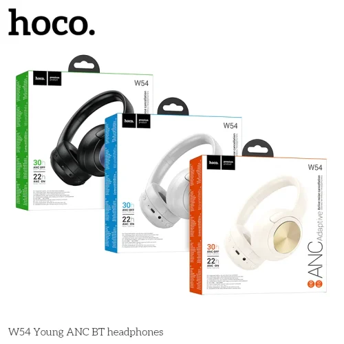 Tai Nghe Bluetooth Chụp Tai Hoco W54 Young ANC