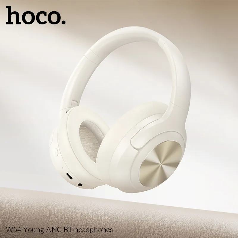 Tai nghe Bluetooth chụp tai Hoco W54 Young ANC với thiết kế trẻ trung hiện đại