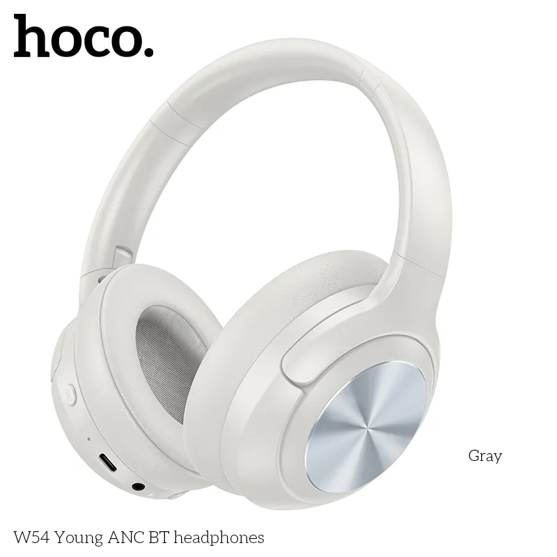 Tính năng chi tiết Hoco W54 Young ANC có chip Bluetrum AB5632C, hỗ trợ tiếng Trung và Anh