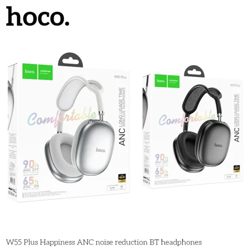 Tai Nghe Bluetooth Chụp Tai Hoco W55 Plus Happiness ANC